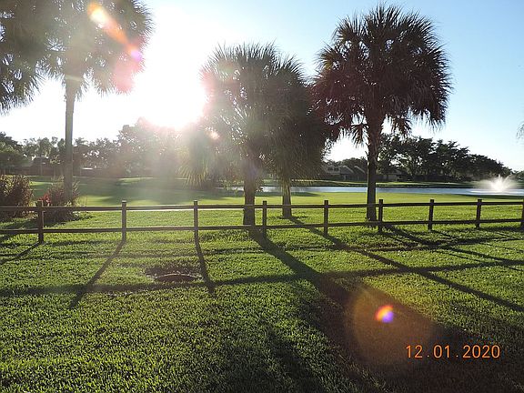 backyard view of golf course
