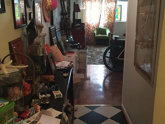 Entrance to unit