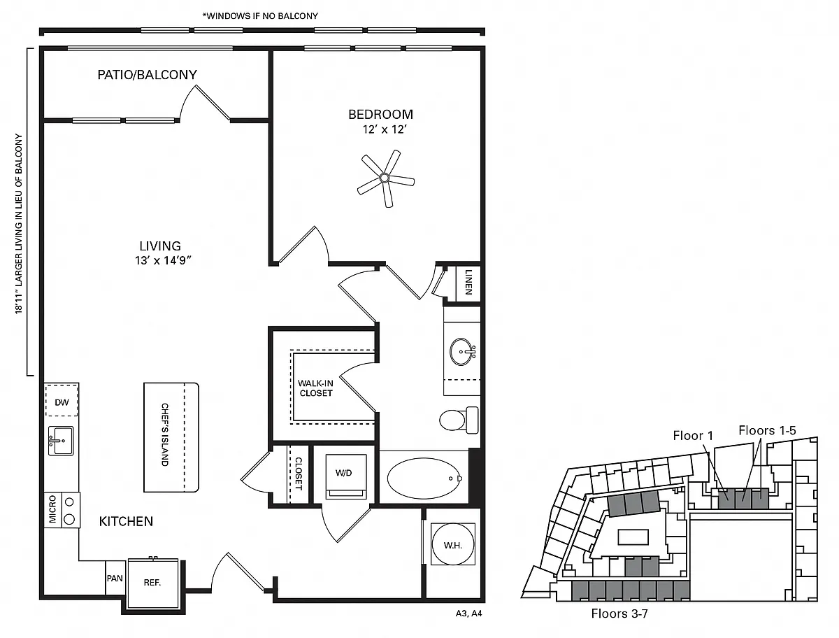 Floor plan Kenan