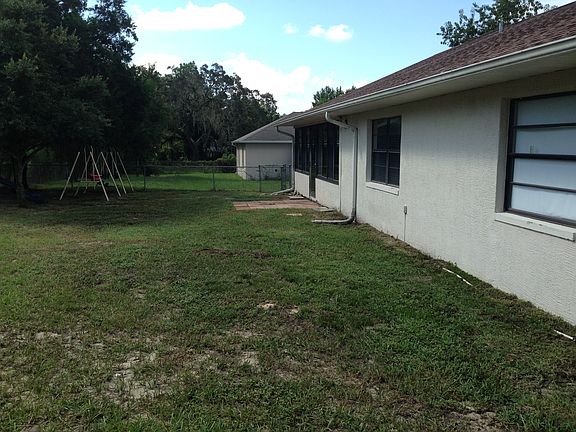 Rear view enclosed porch