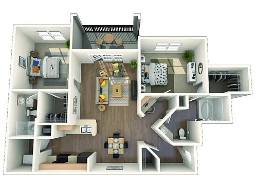 Floor plan B2/B3 - The Holly