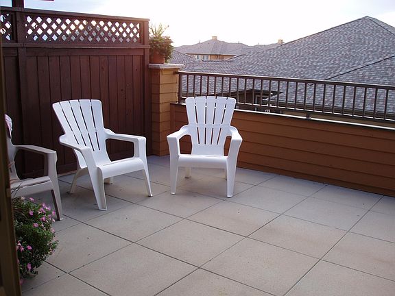 Left side of large deck