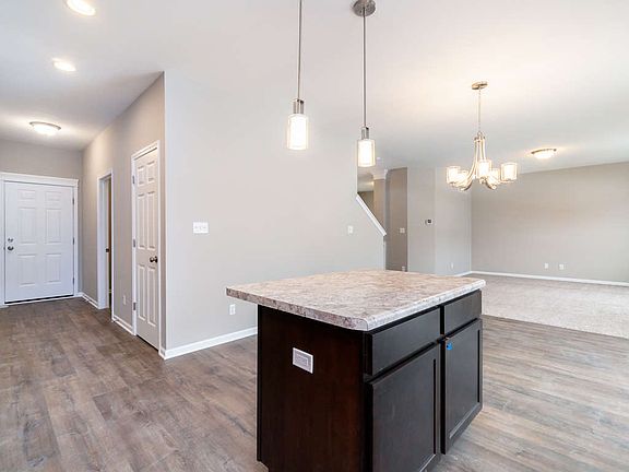Kitchen open to Mud Room