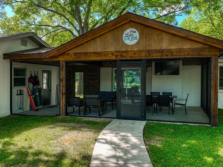 Welcome to Lake Casa - screened in porch is always a favorite spot :)