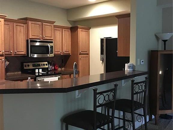 Large dining island.