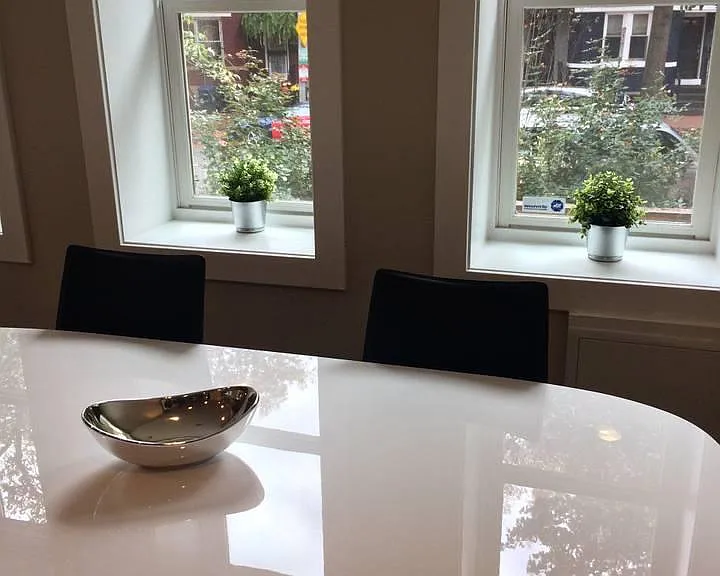 View from dining area