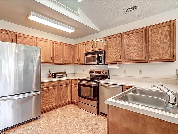 Kitchen with skylight