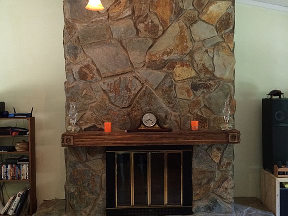 Gorgeous Stone Fireplace!