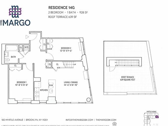 4th image of 180 Myrtle Ave APT 14G