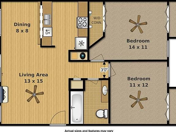 2nd image of 2601 Pecan Knoll St #D