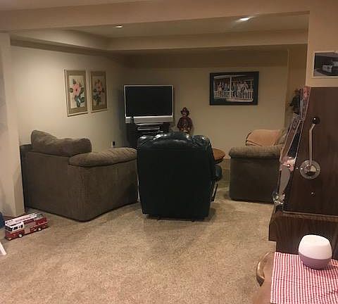 Downstairs Family Room w/egress window.