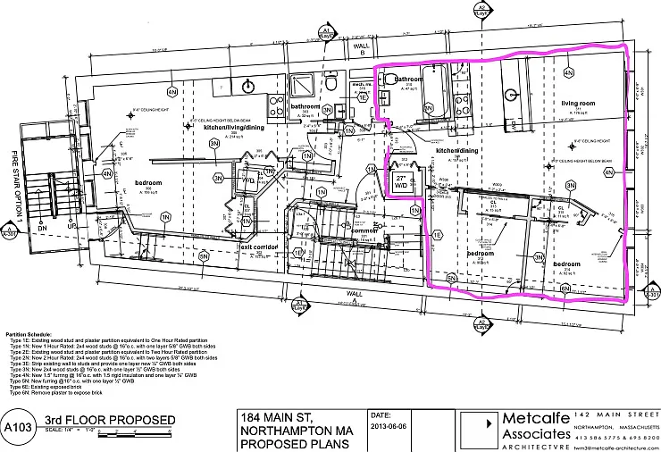 Floor layout.