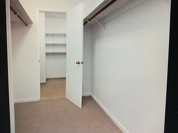 large walk thru closet