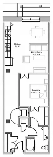Floor plan Morris - 109W