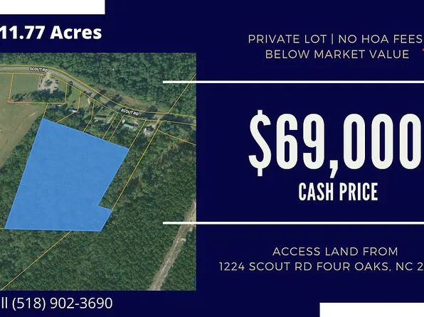 1224 Scout Rd, Four Oaks, NC 27524