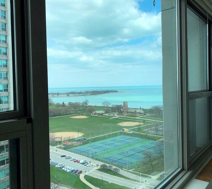 Lake and park view