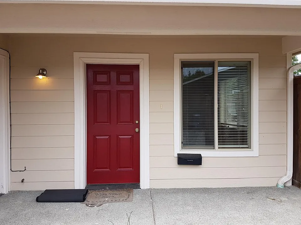 main entrance off the garage