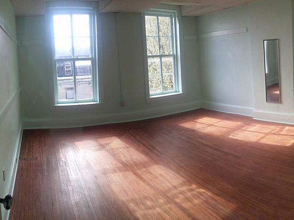 Panorama view of the bedroom.