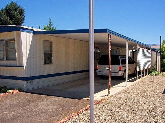 Carport side of home.