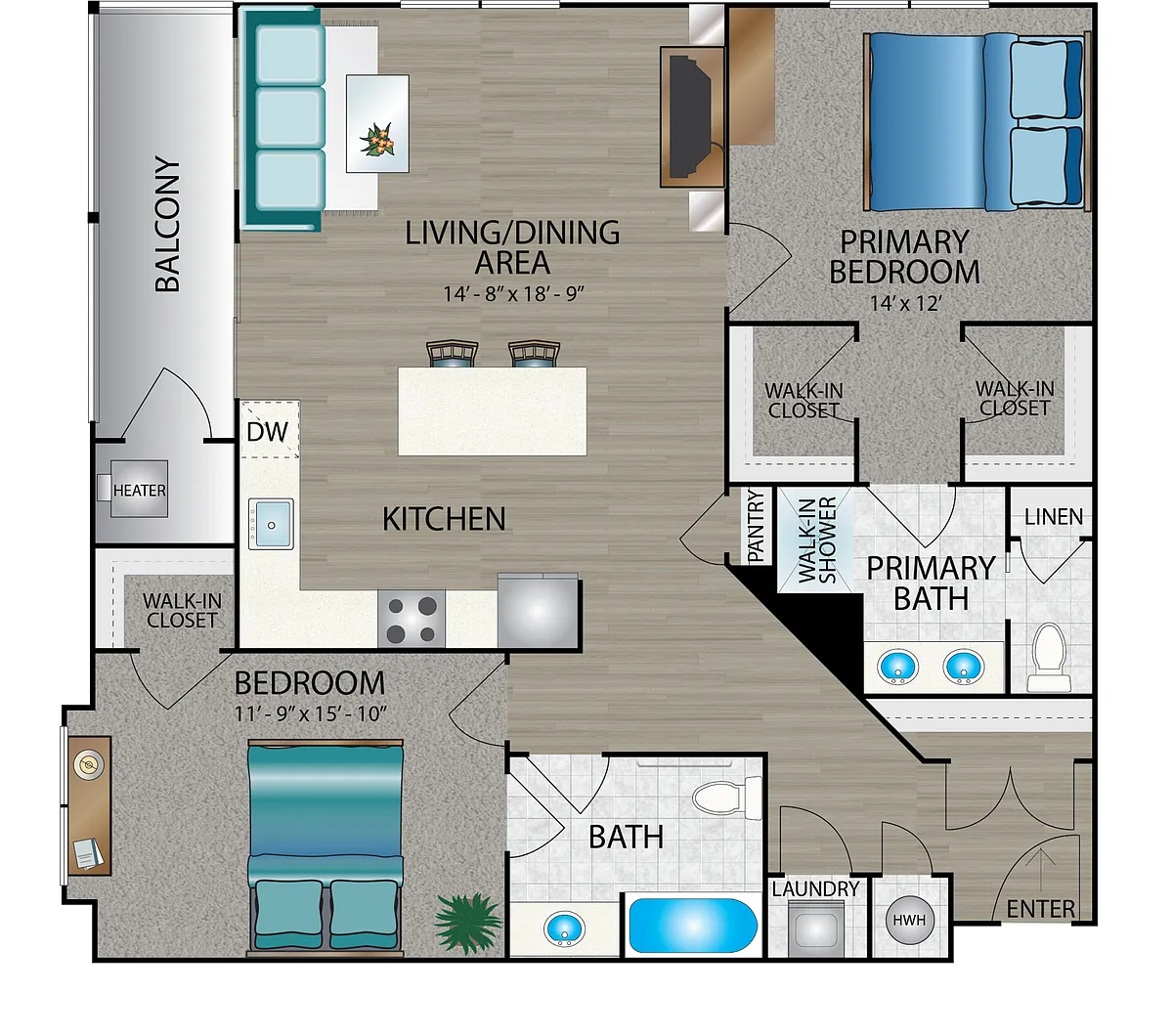Floor plan Montrose