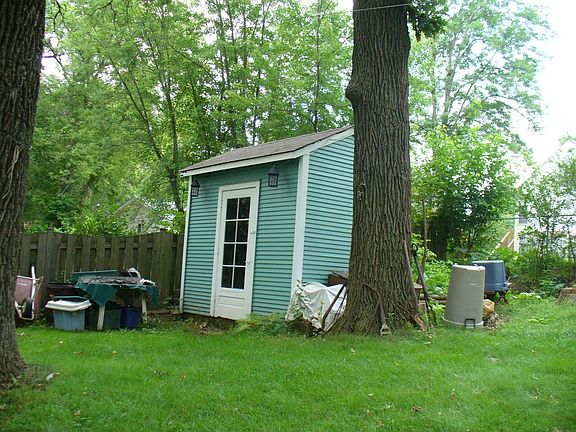 Shed in back yard