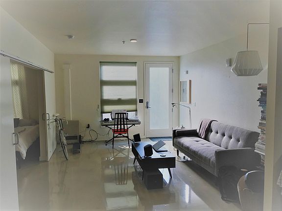 Living room with street access