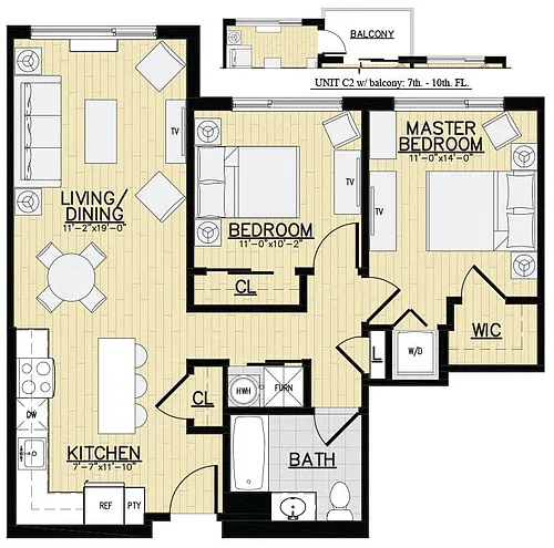 Floor plan C2