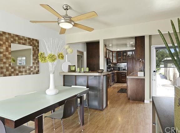 Breakfast bar open to the dining area and living room