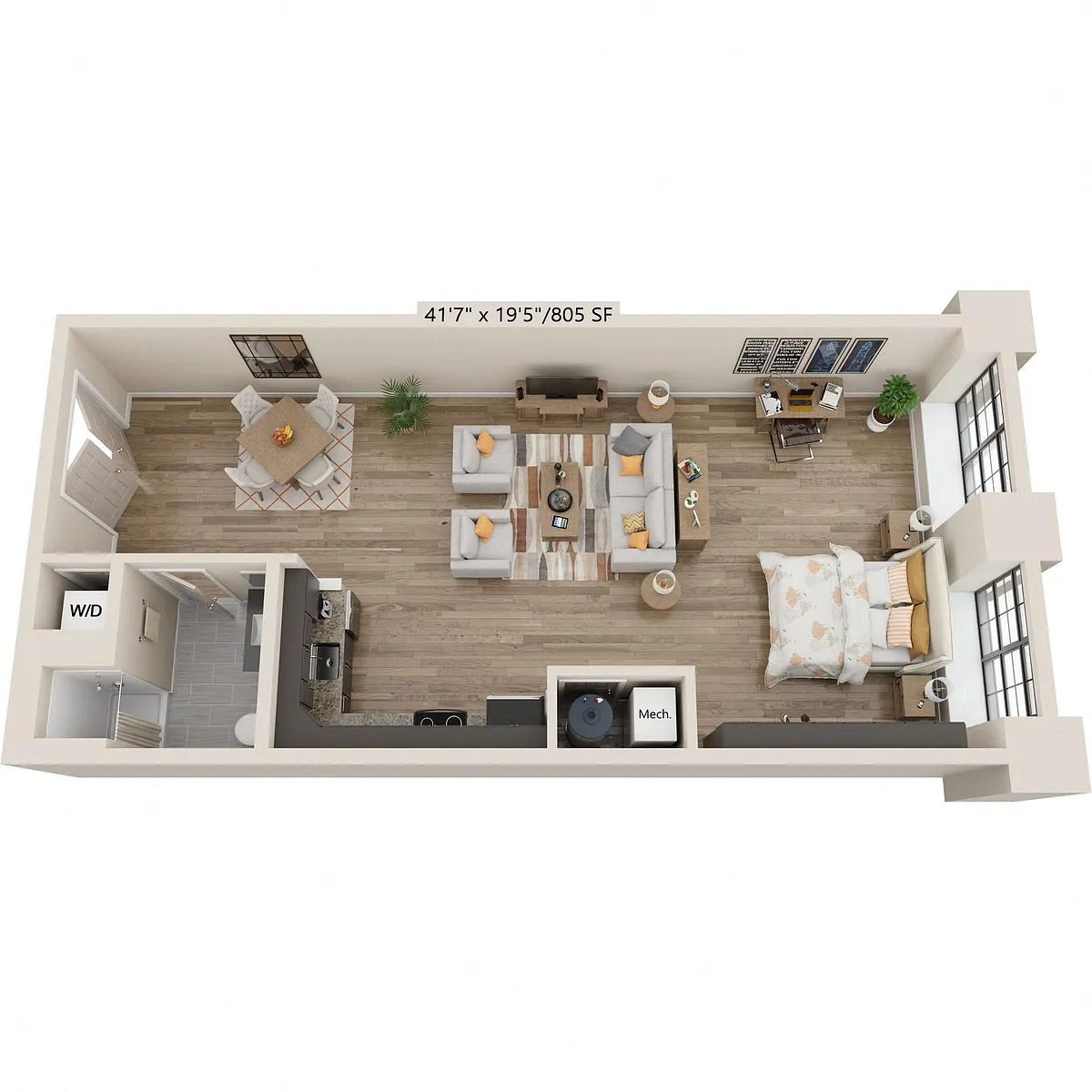 Floor plan Atelier Studio