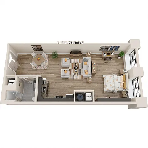 Floor plan Atelier Studio