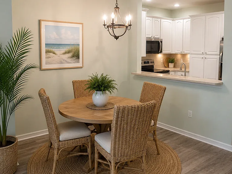 Breakfast nook (AI staged)