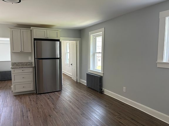 Kitchen/dining - picture taken from dining area
door at right is the pantry, washer & dryer are behind the cabinets/refrigerator
16-1/2' x 17'
