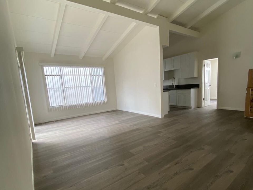 Entrance, Living Room with vaulted ceiling