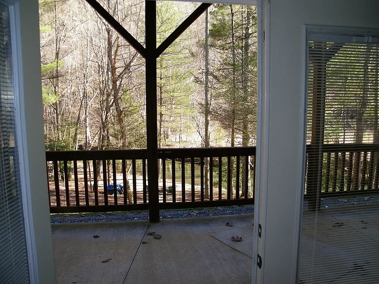 View from living area.