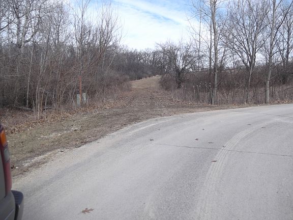 Go left at curve to property