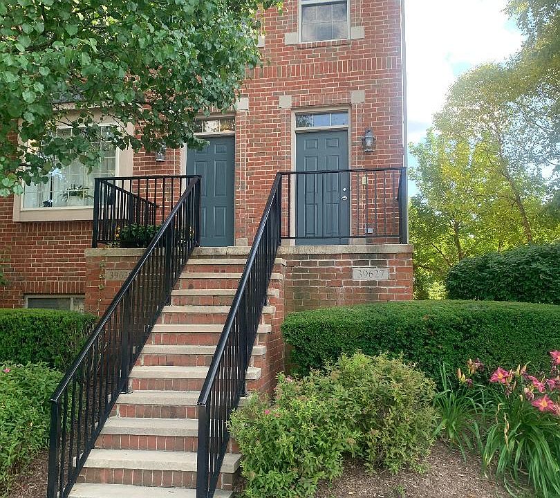 Front door for end unit.