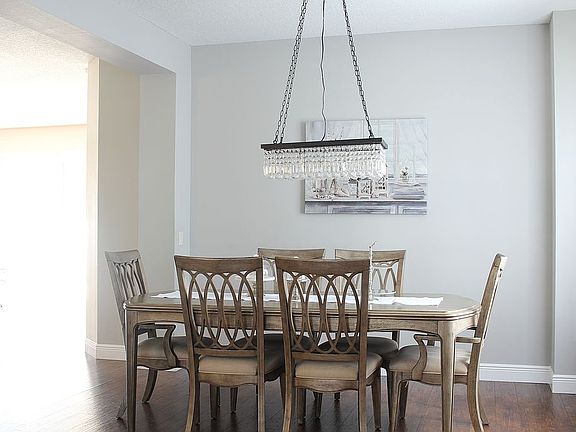 Dining area with table