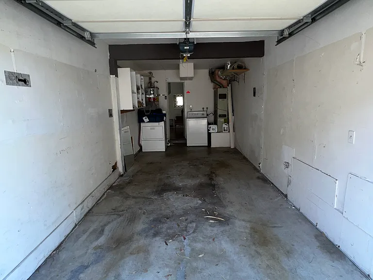Garage view looking in