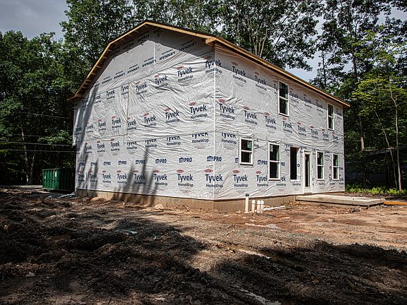Rear with patio