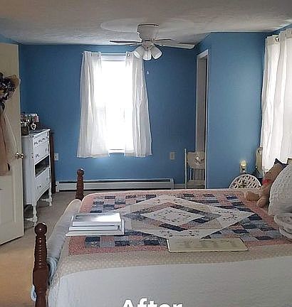 Master bedroom repainted 