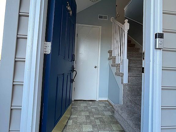 Entryway and coat closet