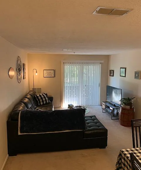 Living Room and Deck View Facing EAST !
