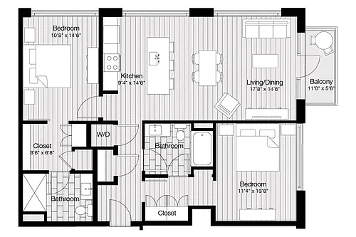 Floor plan B6