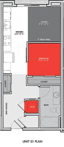 Floor plan Studio