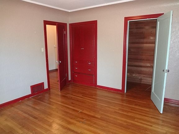 Main floor bedroom with cedar lined closet
