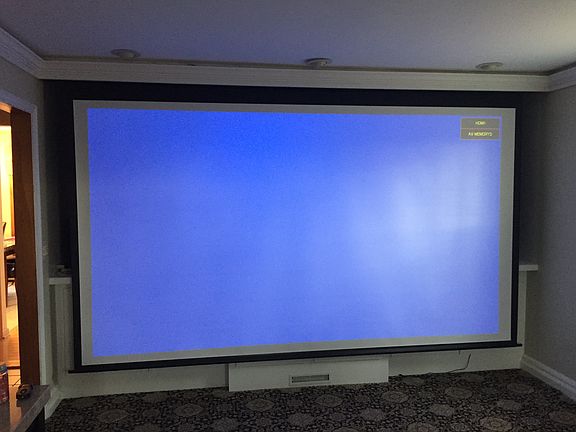 150" Theater w/Projector