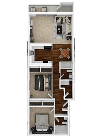 Floor plan 2X2