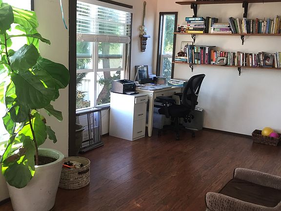 spacious living room and den