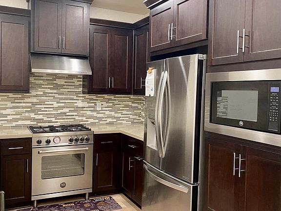 Counter Depth Fridge & Professional Range