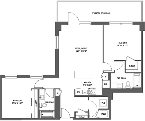Floor plan The Olivia I - III